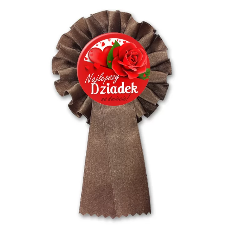 przypinka kotylion Dzień Dziadka - Najlepszy Dziadek