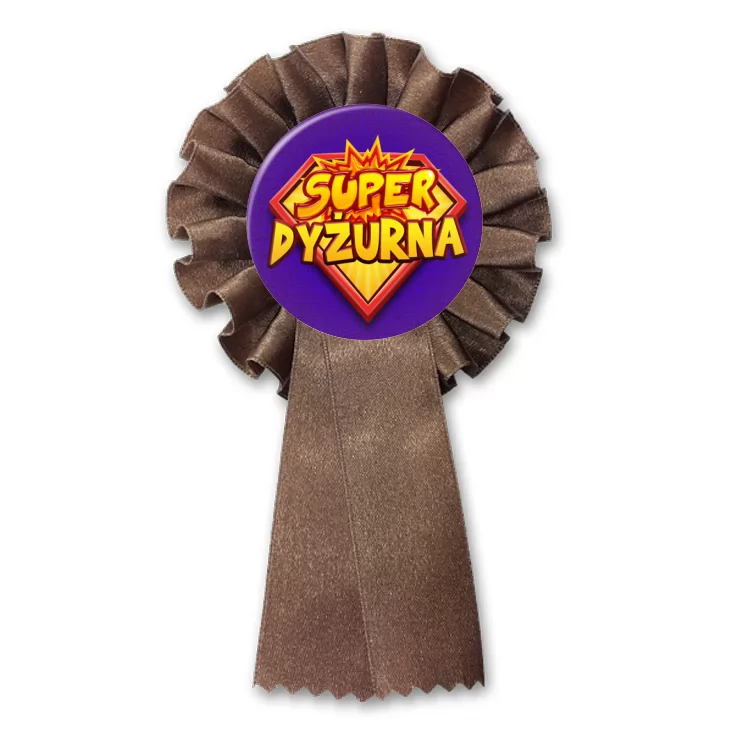 przypinka kotylion Super dyżurna