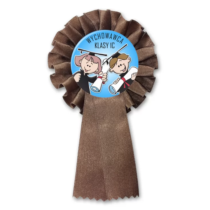 przypinka kotylion Wychowawca klasy 1c