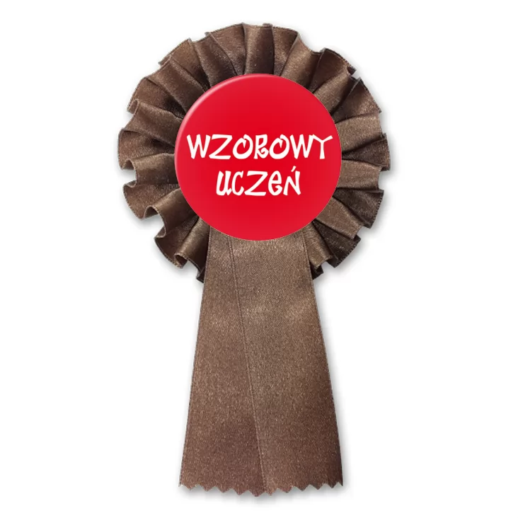 przypinka kotylion Wzorowy uczeń