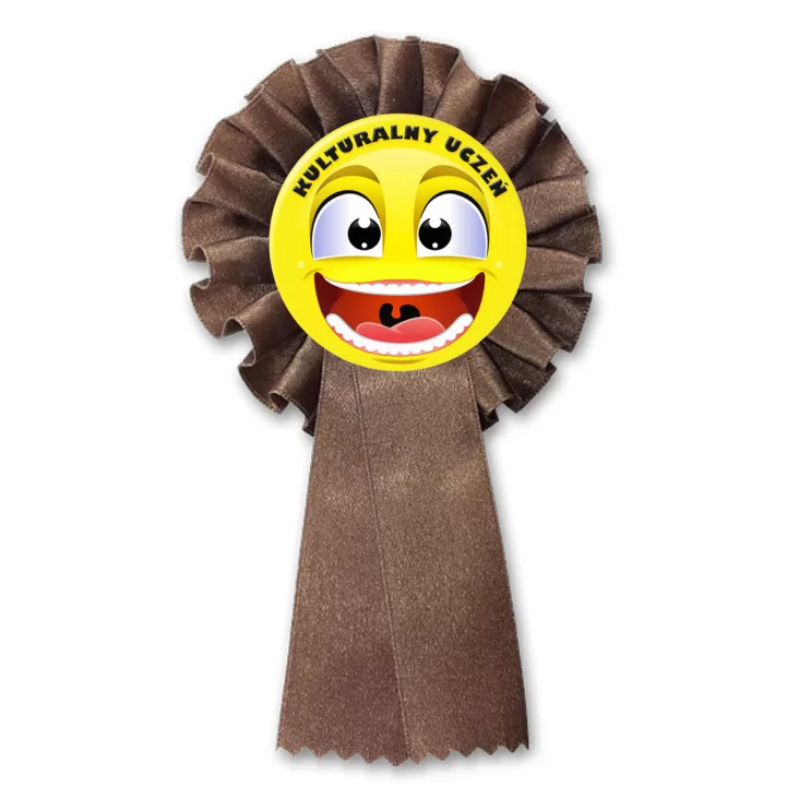 przypinka kotylion Kulturalny Uczeń