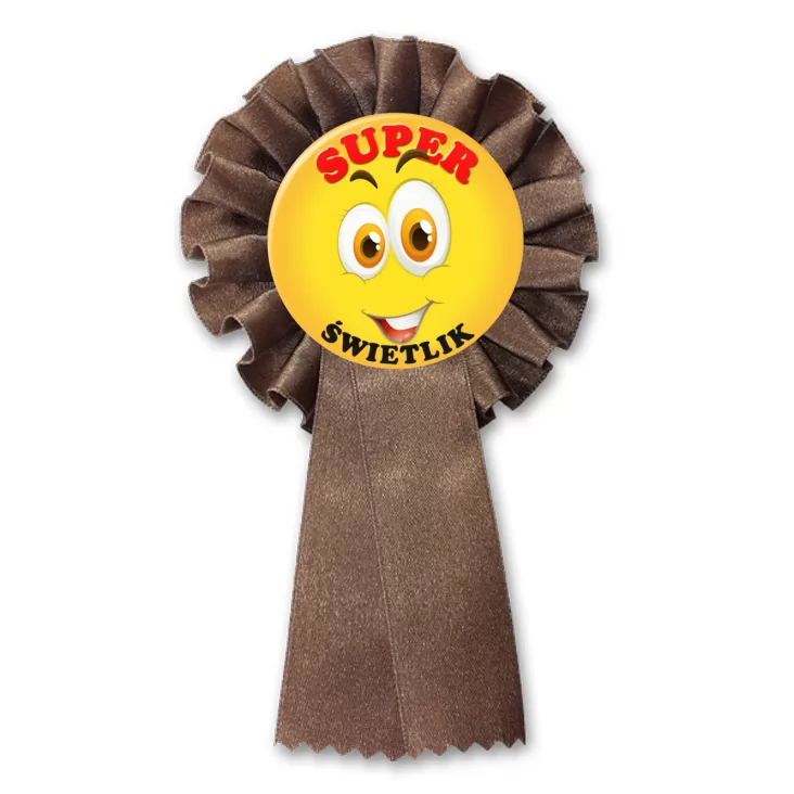 przypinka kotylion Super Świetlik