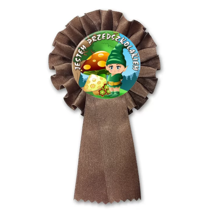 przypinka kotylion Jestem przedszkolakiem