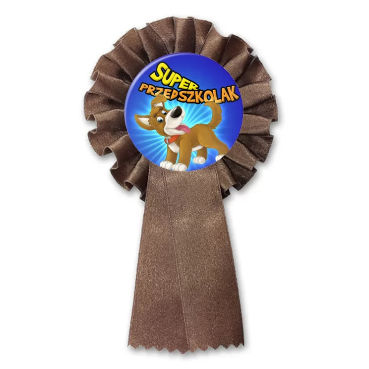 przypinka kotylion Super Przedszkolak