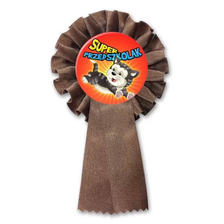 przypinka kotylion Super Przedszkolak