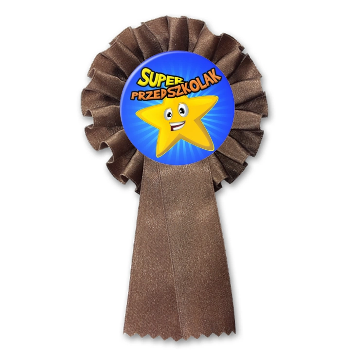 przypinka kotylion Super Przedszkolak