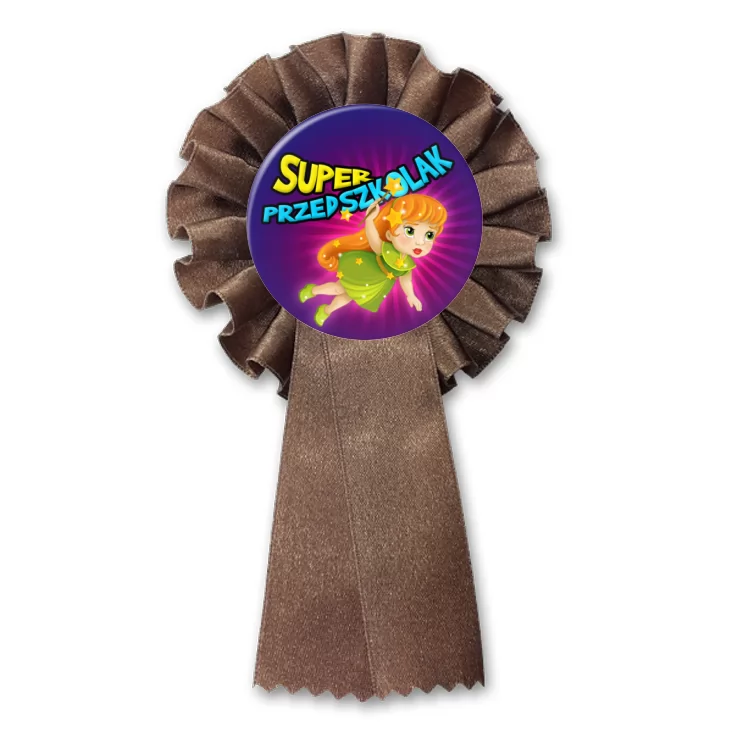 przypinka kotylion Super Przedszkolak