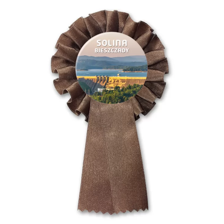 przypinka kotylion Bieszczady - Solina