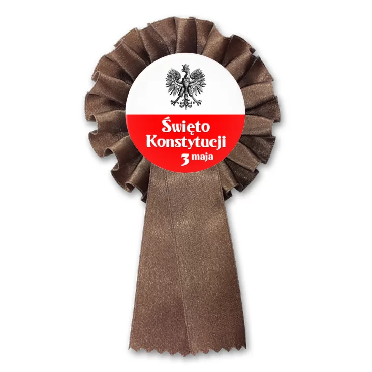 przypinka kotylion Biało-czerwona flaga Narodowe Święto Konstytucji 3 maja