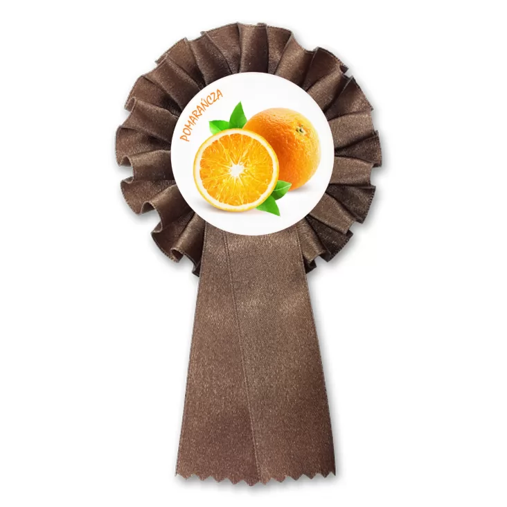 przypinka kotylion Pomarańcza