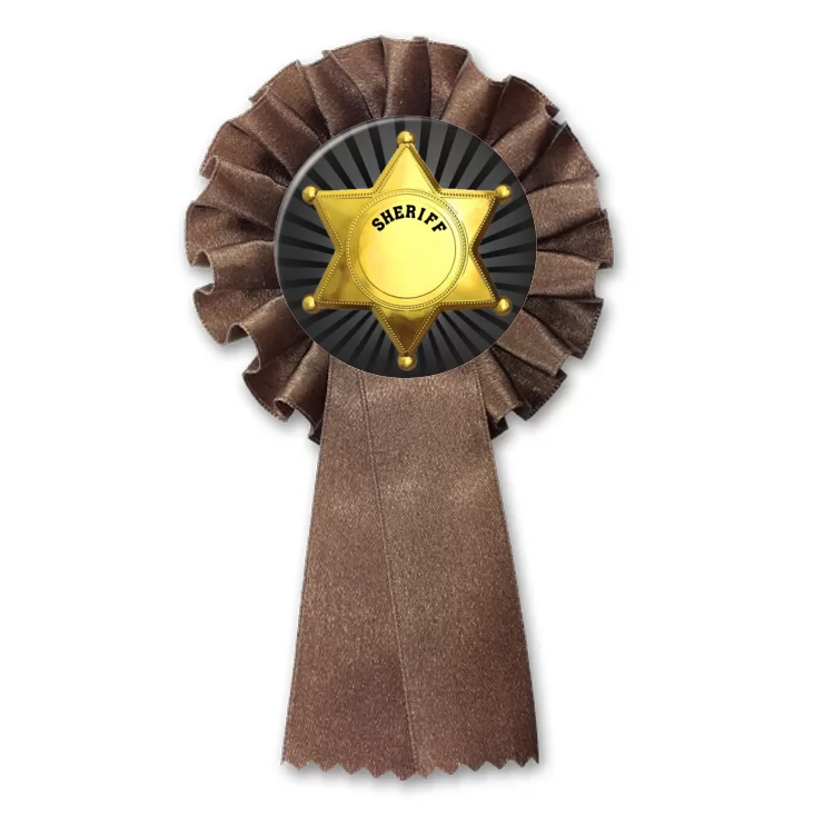 przypinka kotylion Sheriff