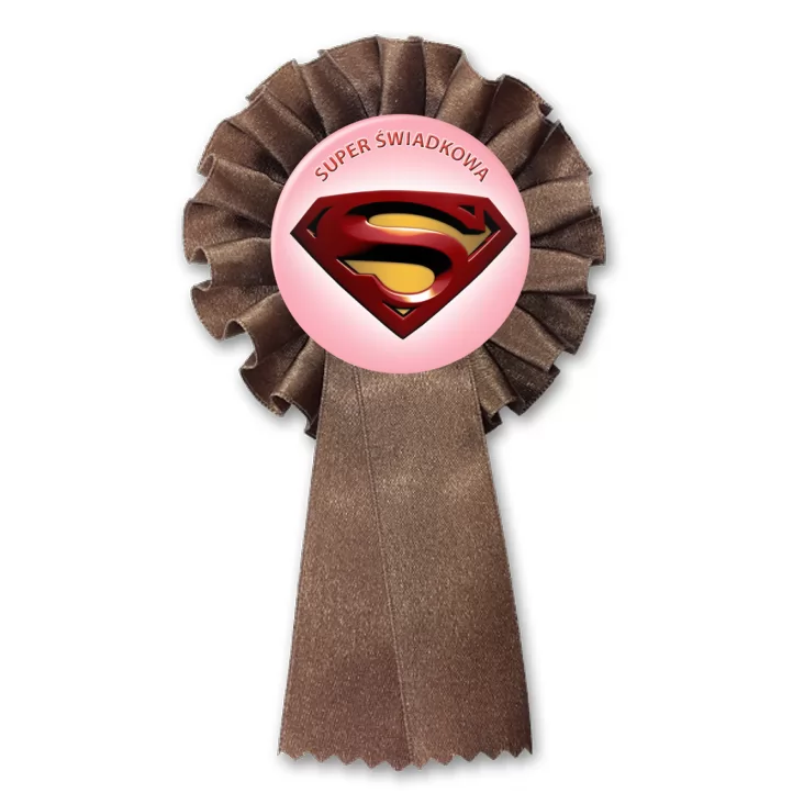 przypinka kotylion Super Świadkowa