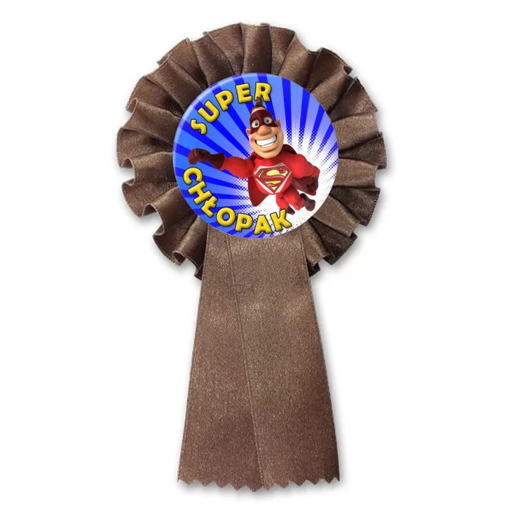 przypinka kotylion Super Chłopak