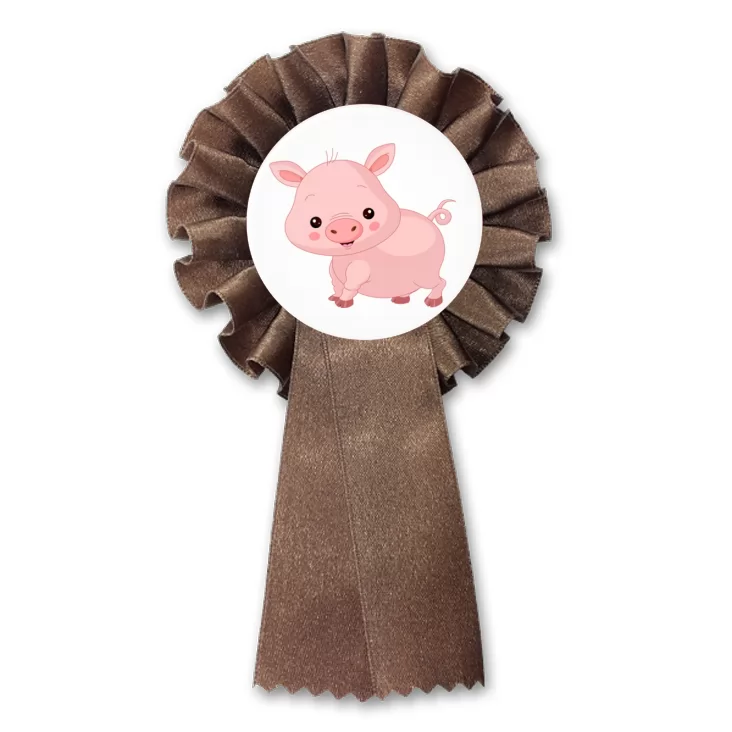 przypinka kotylion Świnka