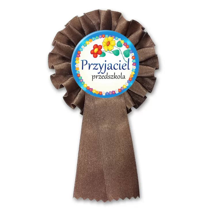przypinka kotylion Przyjaciel Przedszkola