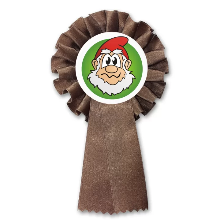 przypinka kotylion Krasnal buźka 6