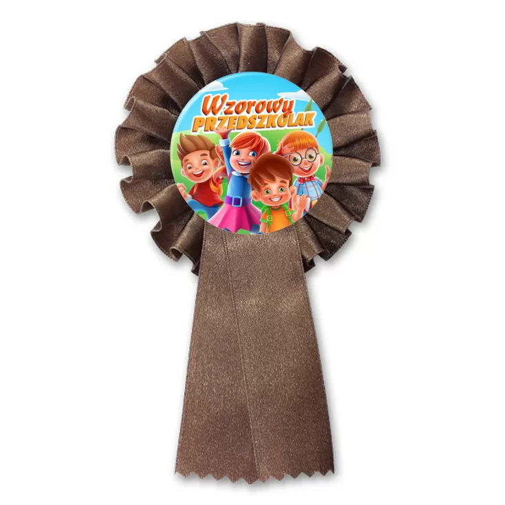 przypinka kotylion Odznaka wzorowego przedszkolaka