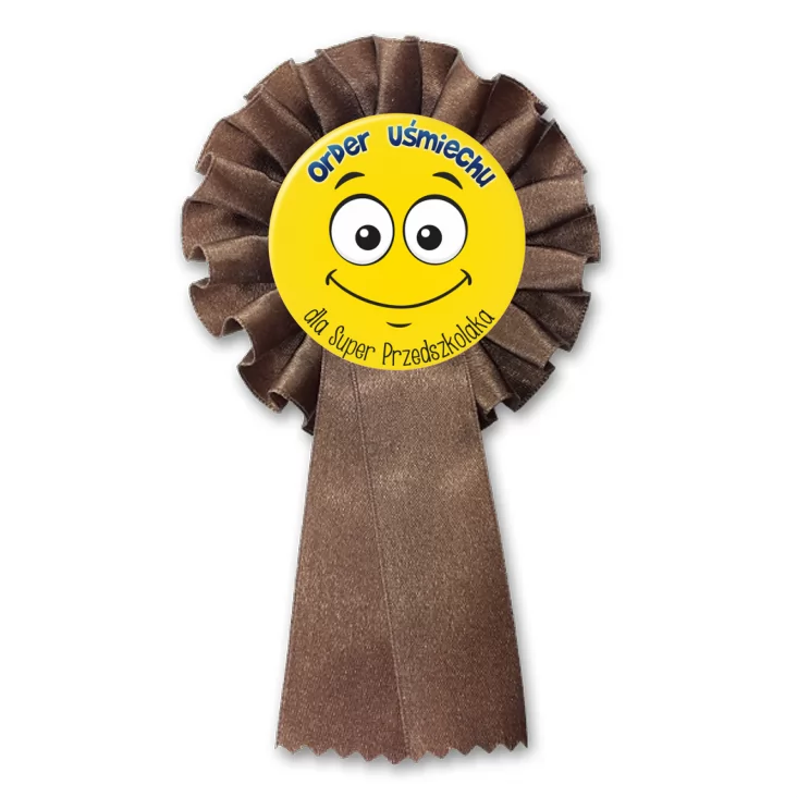 przypinka kotylion Order uśmiechu