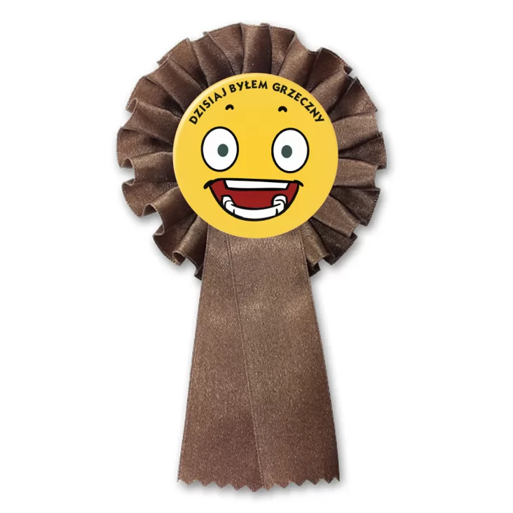 przypinka kotylion Dzisiaj byłem grzeczny