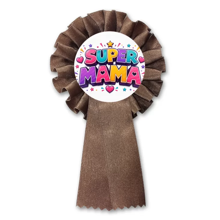 przypinka kotylion Super mama