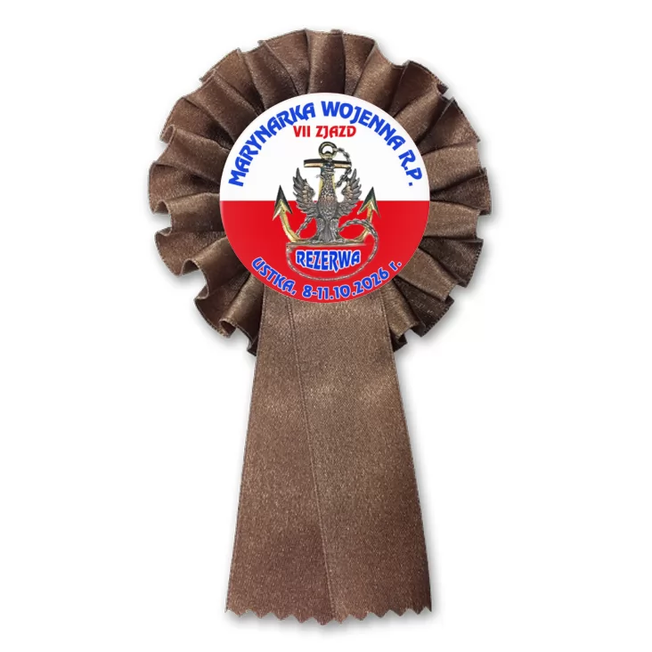 przypinka kotylion VII Zjazd Marynarki Wojennej RP Ustka 2026