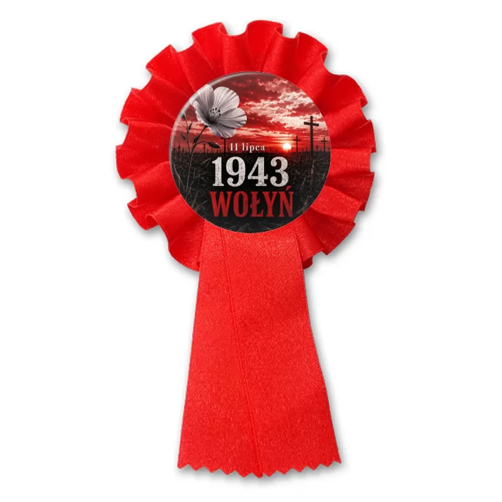 przypinka kotylion 11 lipca 1943 Wołyń