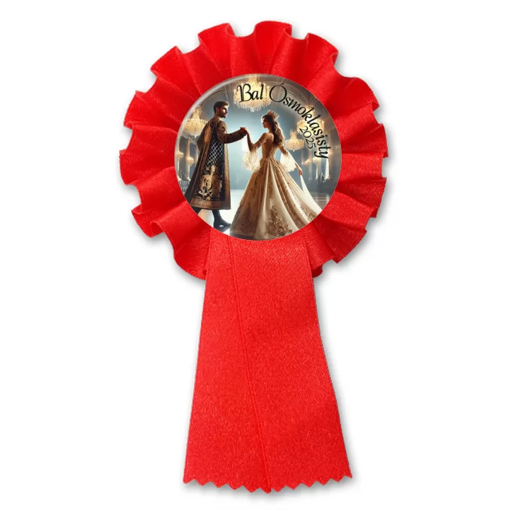 przypinka kotylion Bal ósmoklasisty Dance King