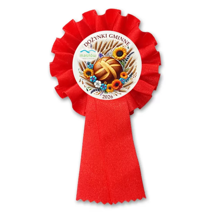 przypinka kotylion Dożynki Gminne Masłów 2026