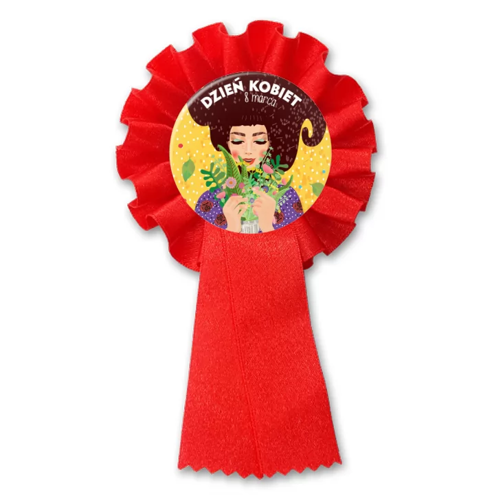 przypinka kotylion Dzień Kobiet 8 marca