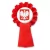 kotylion czerwony