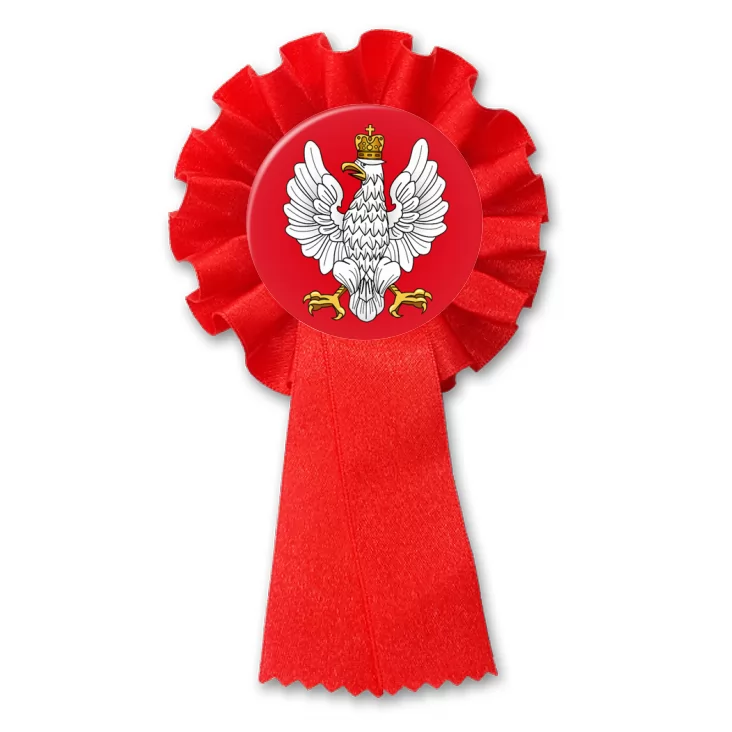 przypinka kotylion Godło Polski z lat 1919-1927