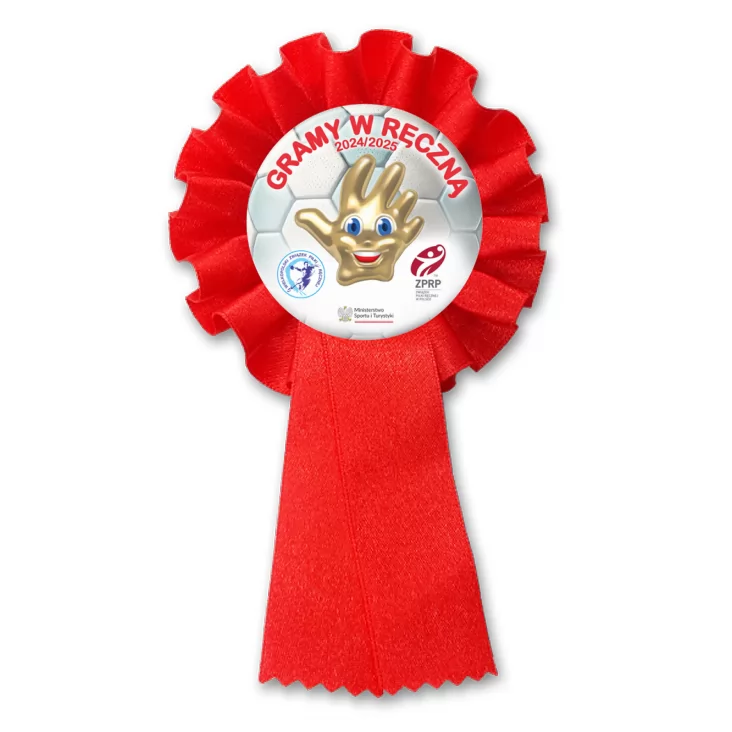 przypinka kotylion Gramy w ręczną 2024 2025