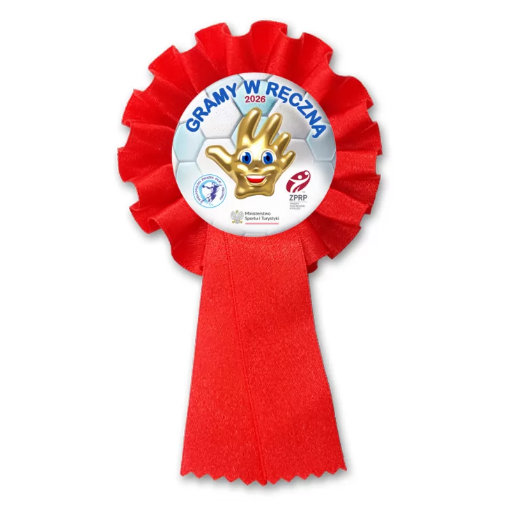 przypinka kotylion Gramy w ręczną 2026