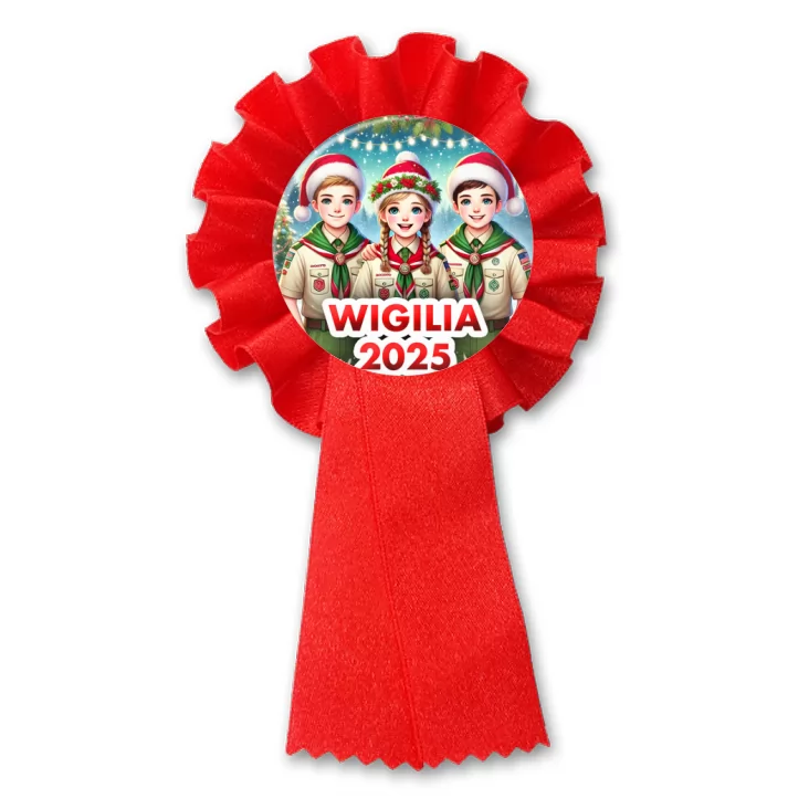 przypinka kotylion Harcerska wigilia