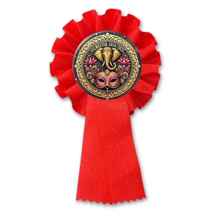 przypinka kotylion Impreza sylwestrowa w stylu Bollywood