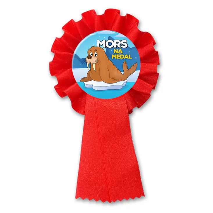 przypinka kotylion Mors na medal