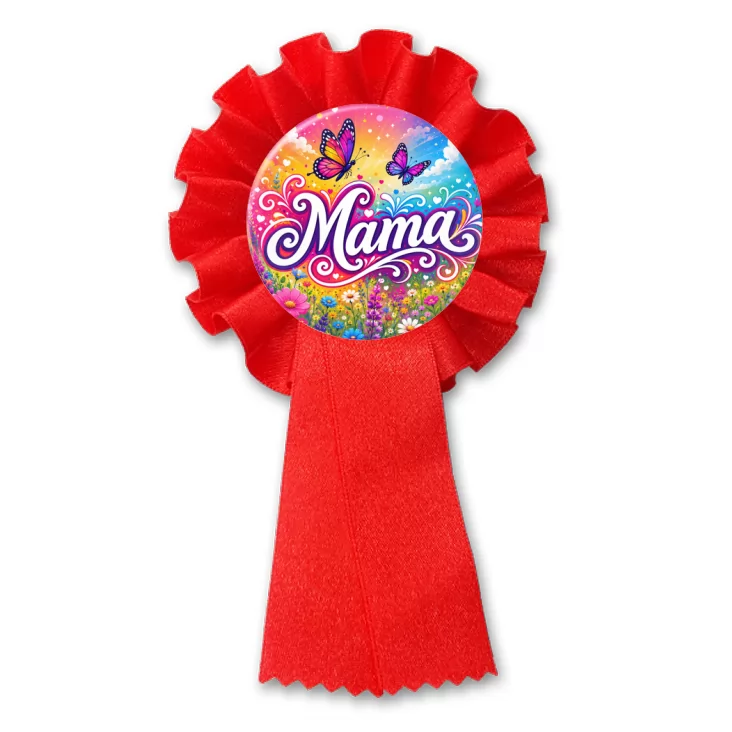 przypinka kotylion Mama i motylki