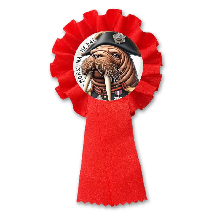 przypinka kotylion Mors z medalami
