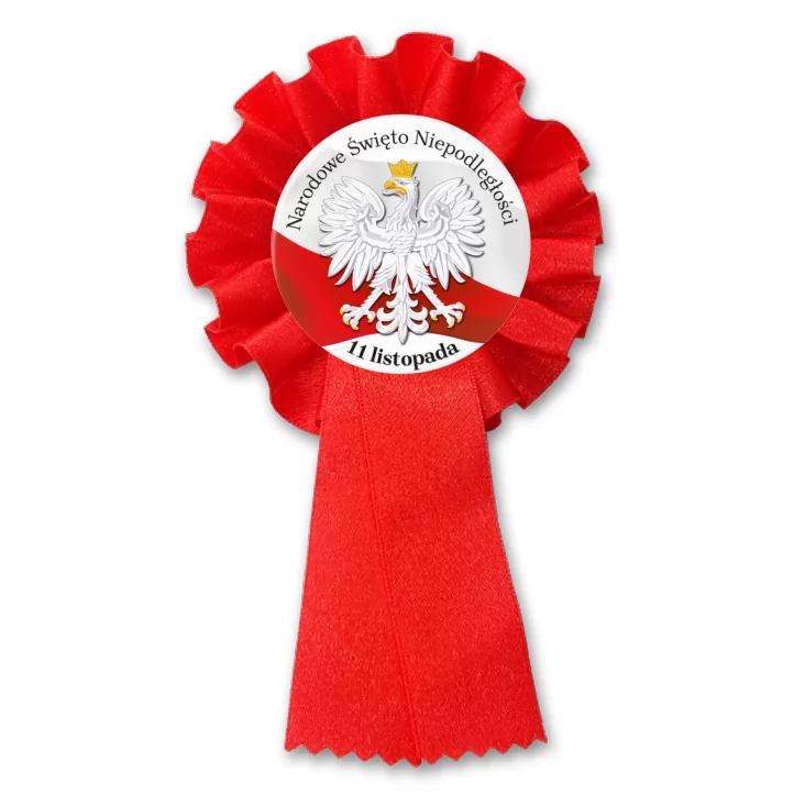 przypinka kotylion 11 listopada Narodowe Święto Niepodległości