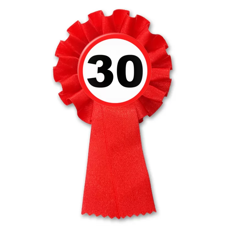 przypinka kotylion 30 urodziny