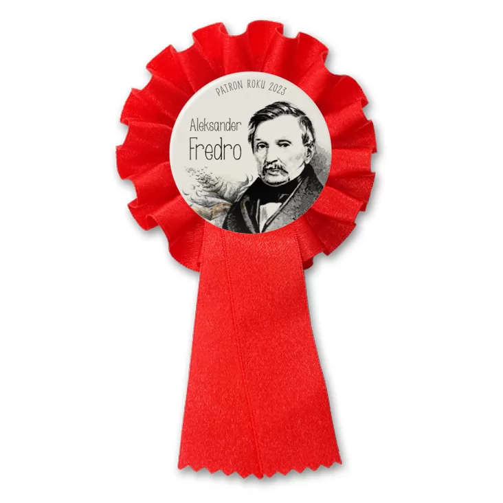 przypinka kotylion Aleksander Fredro patron 2023