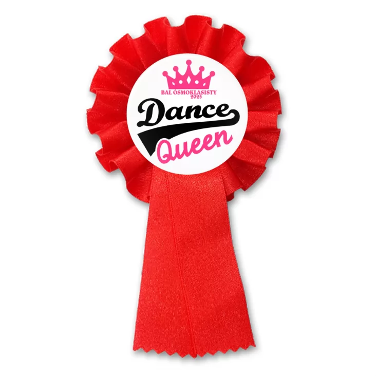 przypinka kotylion Bal ósmoklasisty Dance Queen
