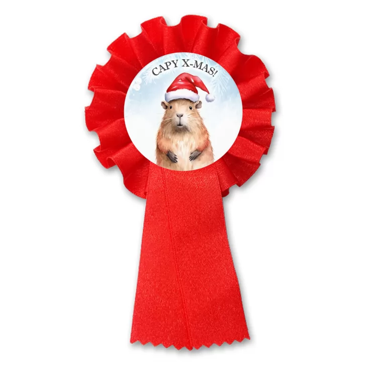 przypinka kotylion Capy x-mas
