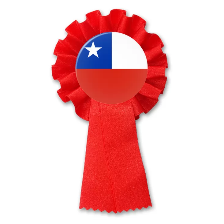 przypinka kotylion Chile