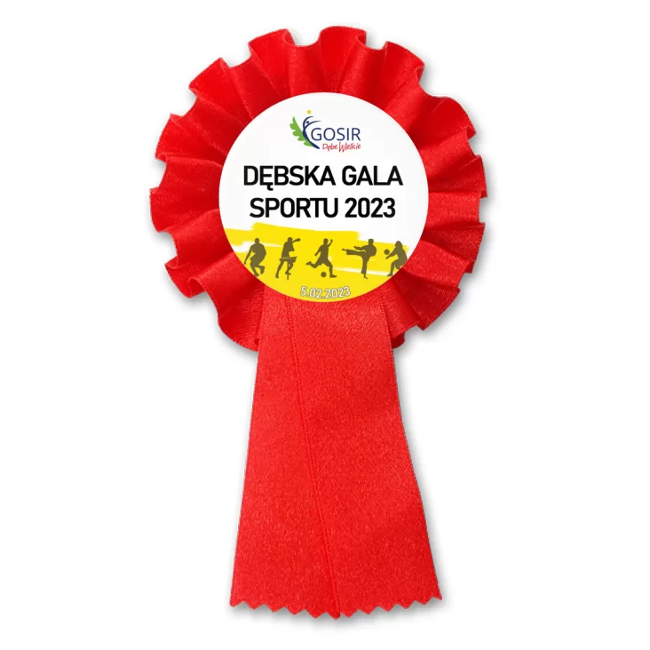 przypinka kotylion Dębska Gala Sportu 2023