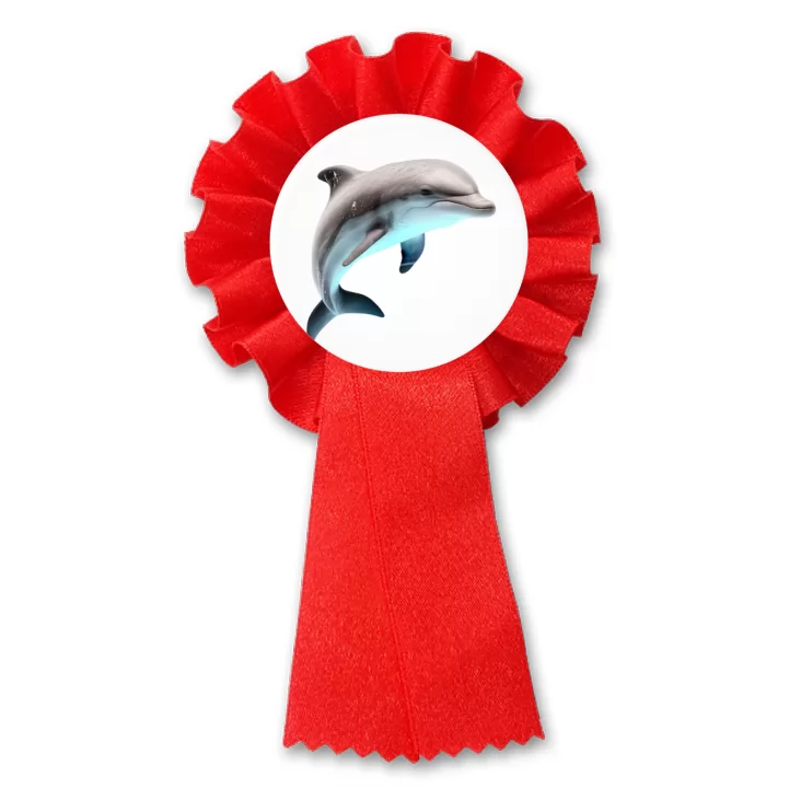 przypinka kotylion Delfin