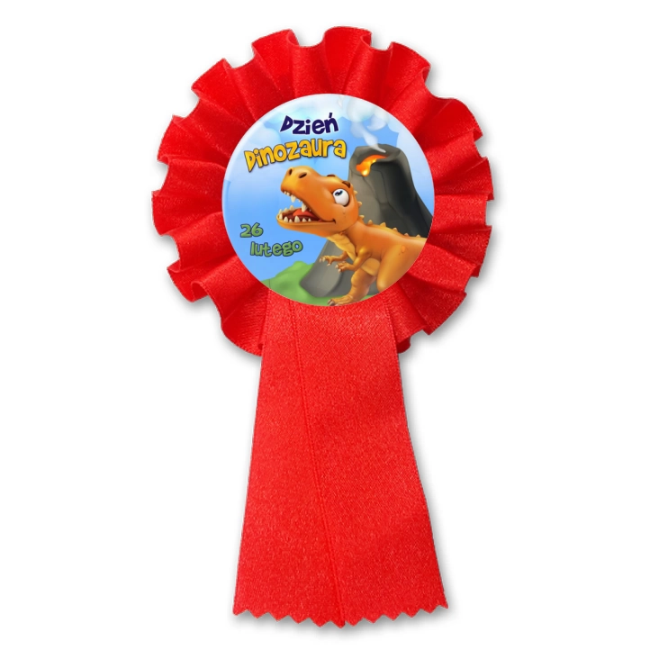 przypinka kotylion Dzień Dinozaura