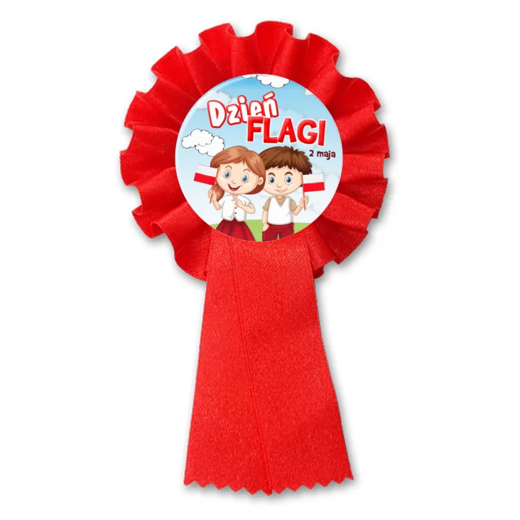 przypinka kotylion Dzień flagi Dzieci