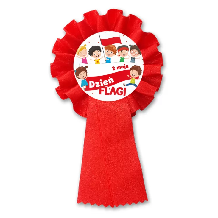 przypinka kotylion Dzień Flagi państwowej Dzieci