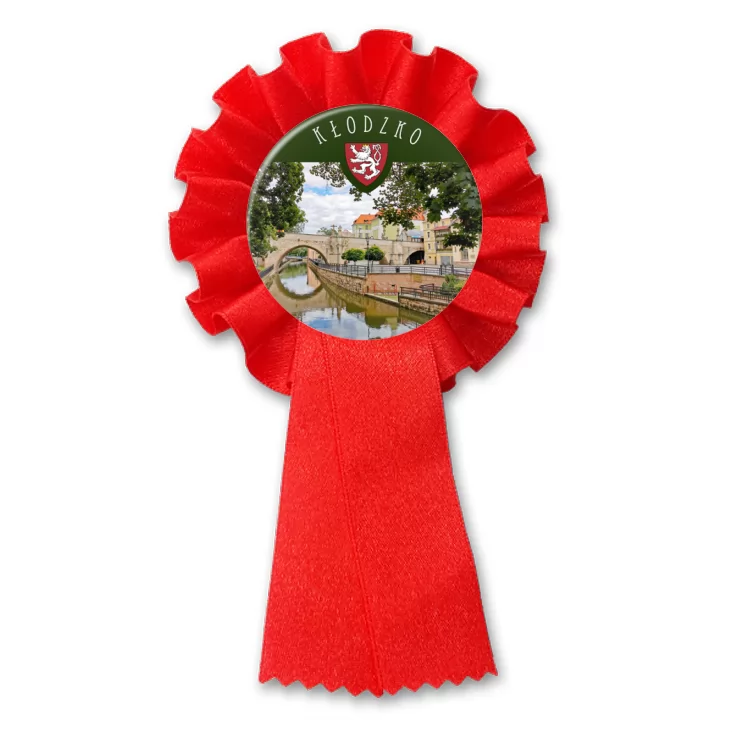 przypinka kotylion Kłodzko zabytkowy most gotycki